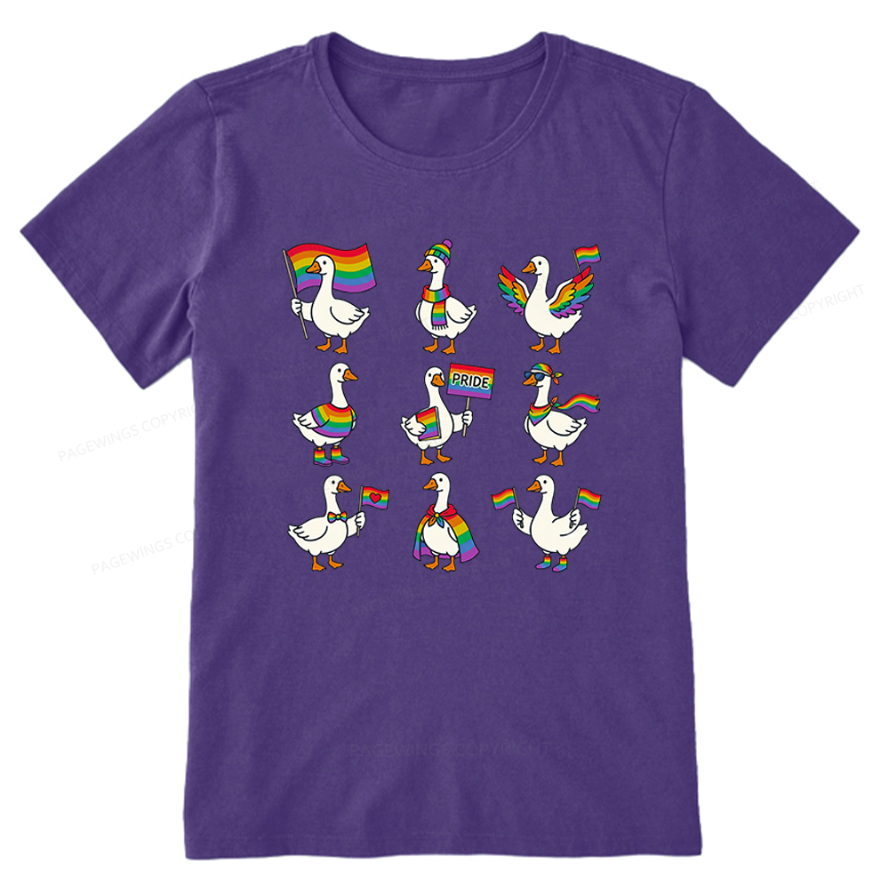 Pagewings Funny LGBTQ Goose Unisex Classic T-shirt