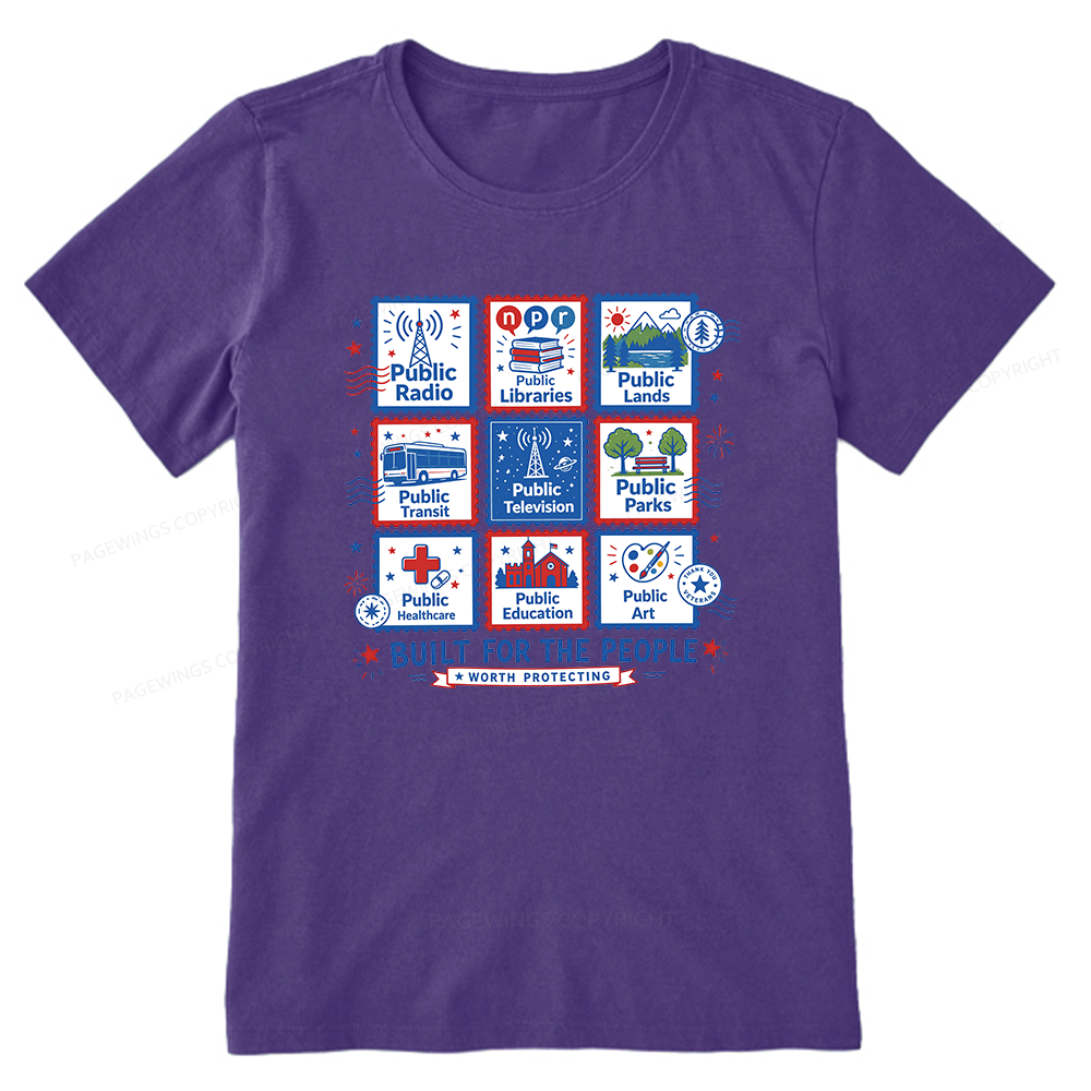 Pagewings Public Libraries Unisex Classic T-shirt
