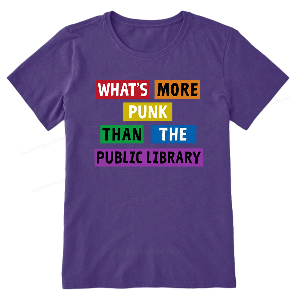 Pagewings What's More Punk Than The Public Library Unisex Classic T-shirt