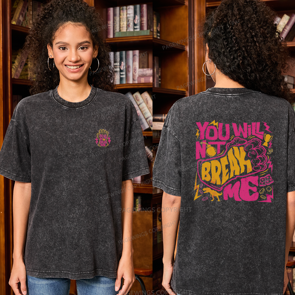 Pagewing Sci Fi Books Lover Unisex Washed T-shirt