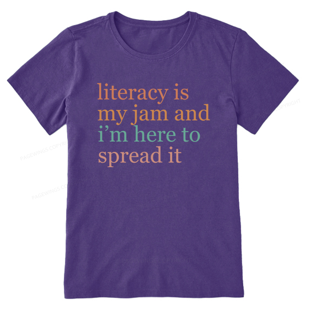 Pagewings Literacy Is My Jam Unisex Classic T-shirt