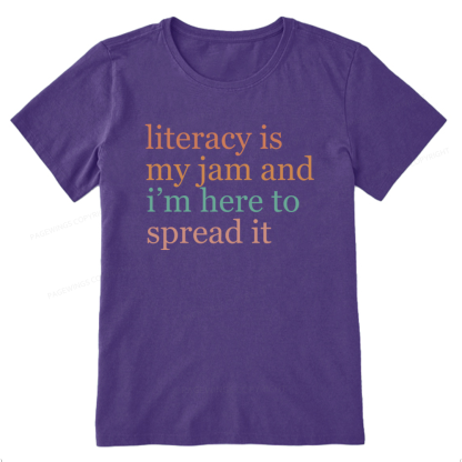 Pagewings Literacy Is My Jam Unisex Classic T-shirt
