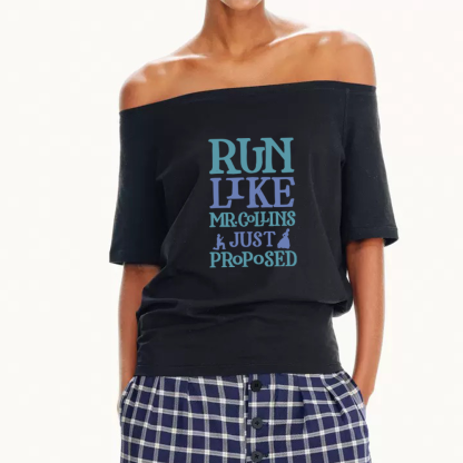 Pagewings Love Book Fan Women Off Shoulder T-shirts