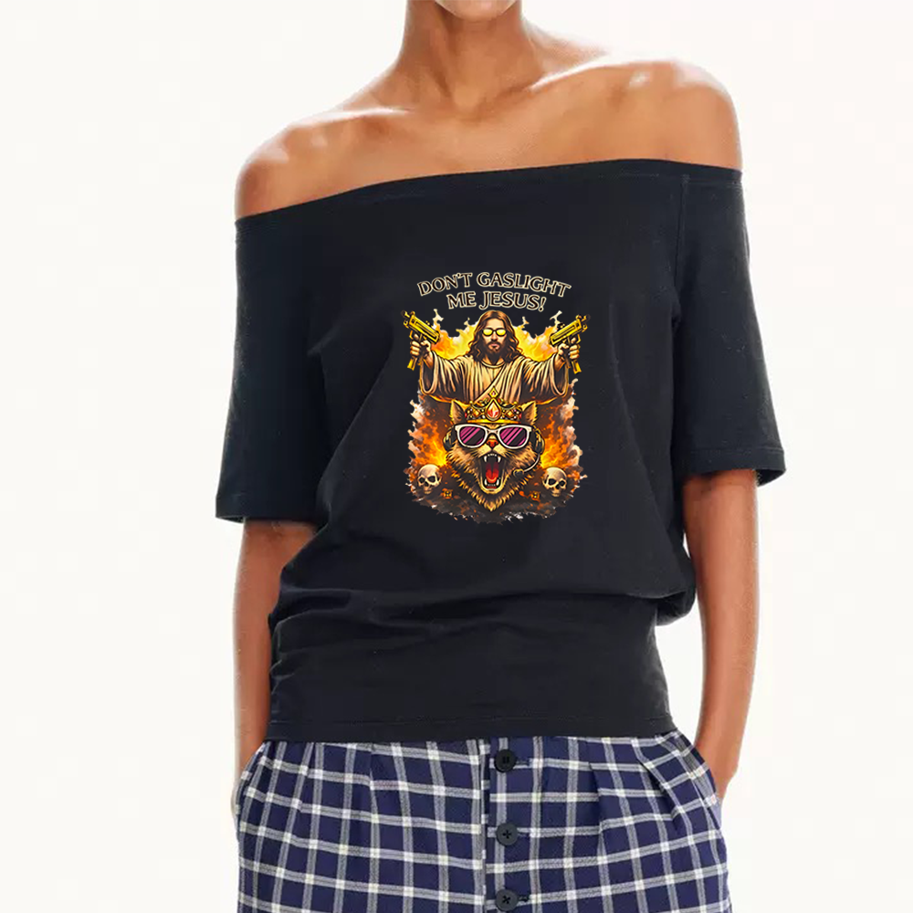 Pagewings Sci‑Fi Nerd Women Off Shoulder T-shirts