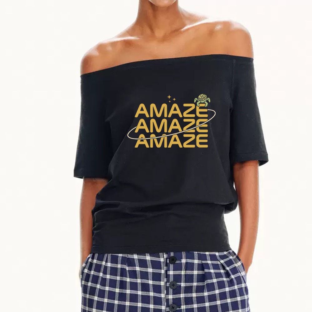 Pagewings Amaze Women Off Shoulder T-shirts