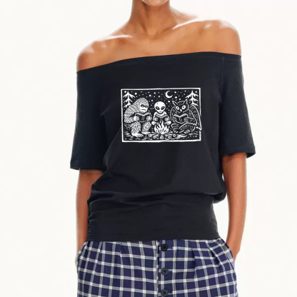 Pagewings Book Lover Women Off Shoulder T-shirts