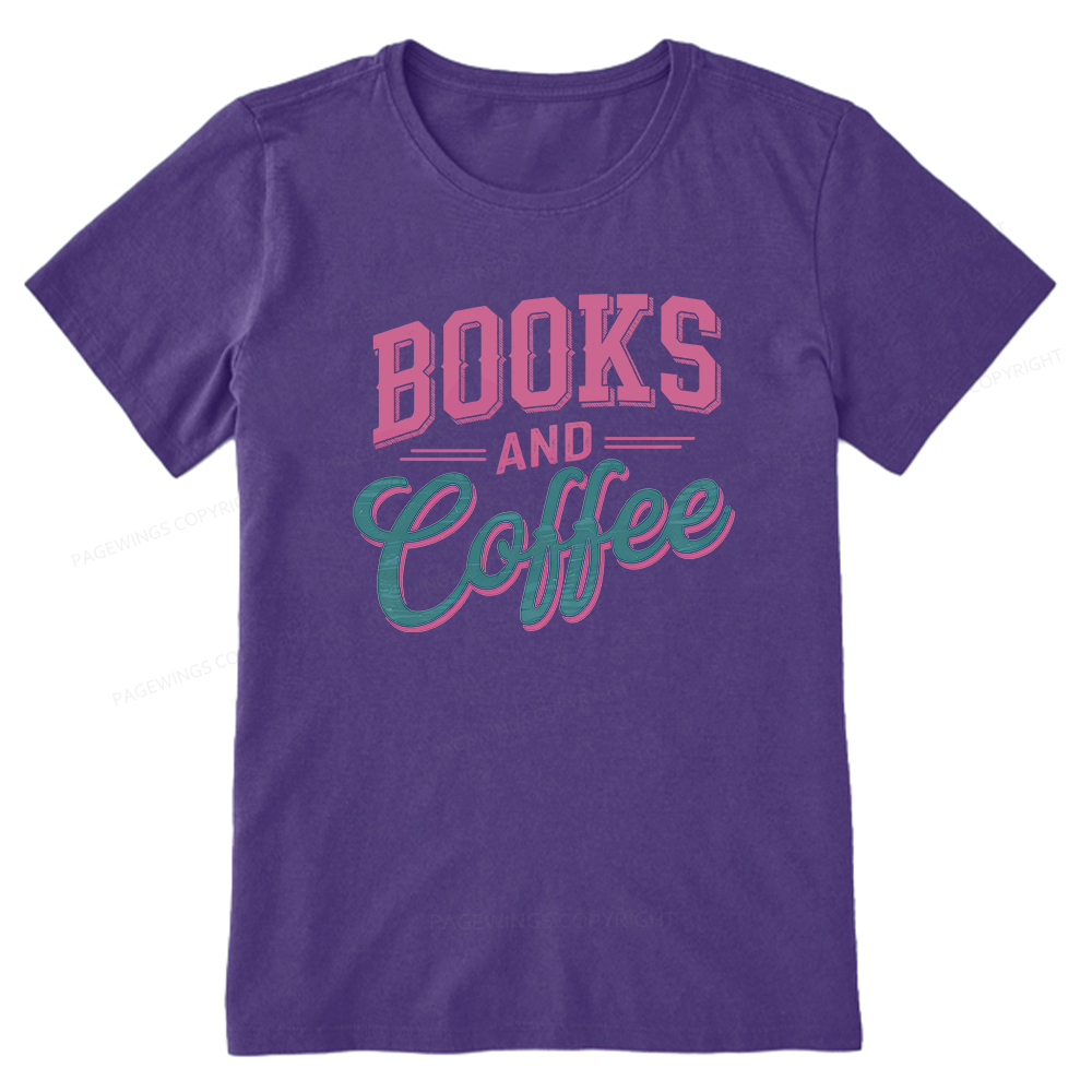 Pagewings Books And Coffee Unisex Classic T-shirt