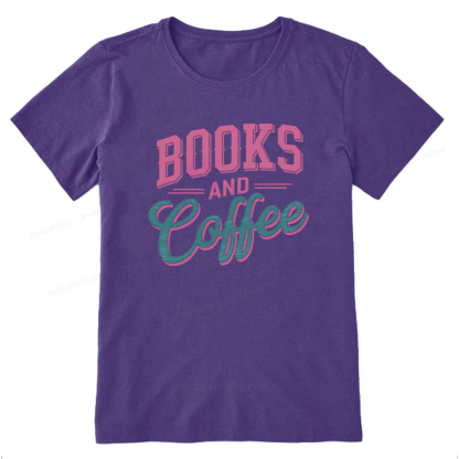 Pagewings Books And Coffee Unisex Classic T-shirt