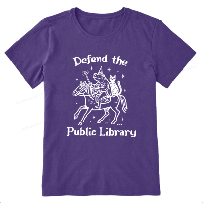 Pagewings Defend the Public Library Unisex Classic T-shirt