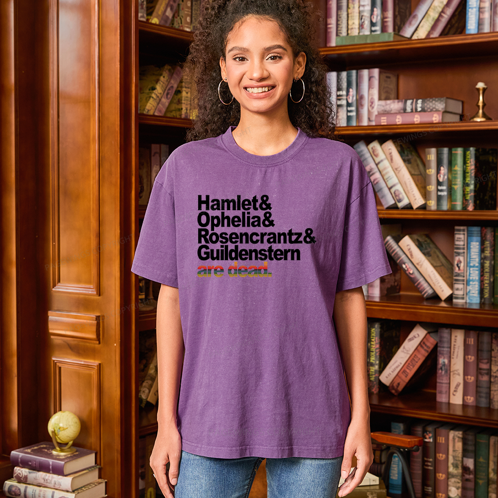 Pagewings Drama lovers Unisex Washed T-shirt