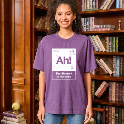 Pagewings The Element Of Surprise Unisex Washed T-shirt