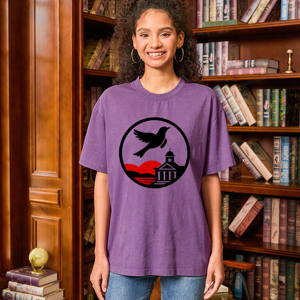 Pagewings Literature Lovers Unisex Washed T-shirt