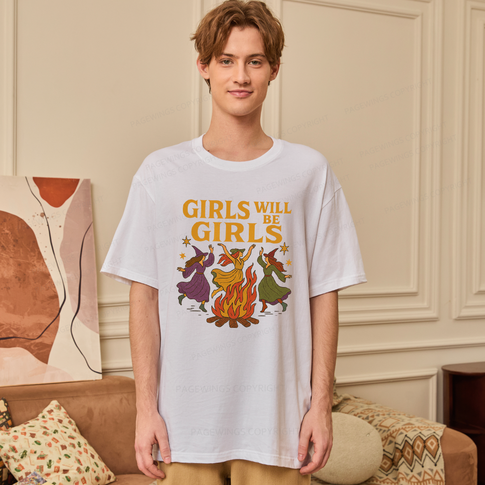 Pagewings Girls Will Be Girls Unisex Classic T-shirt