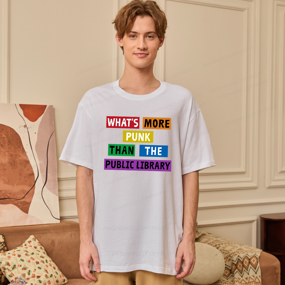 Pagewings What's More Punk Than The Public Library Unisex Classic T-shirt