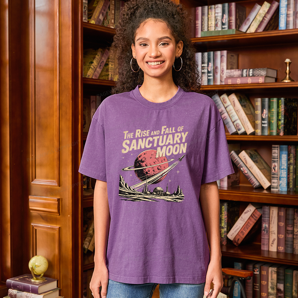 Pagewing Sanctuary Moon Unisex Washed T-shirt