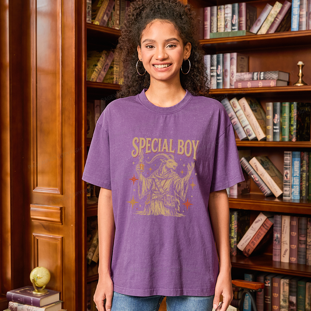 Pagewings Sci Fi Bookish Unisex Washed T-shirt