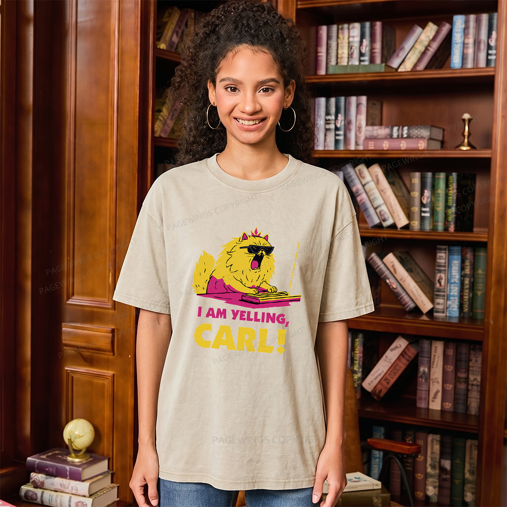 Pagewing Sci Fi Books Lover Unisex Washed T-shirt