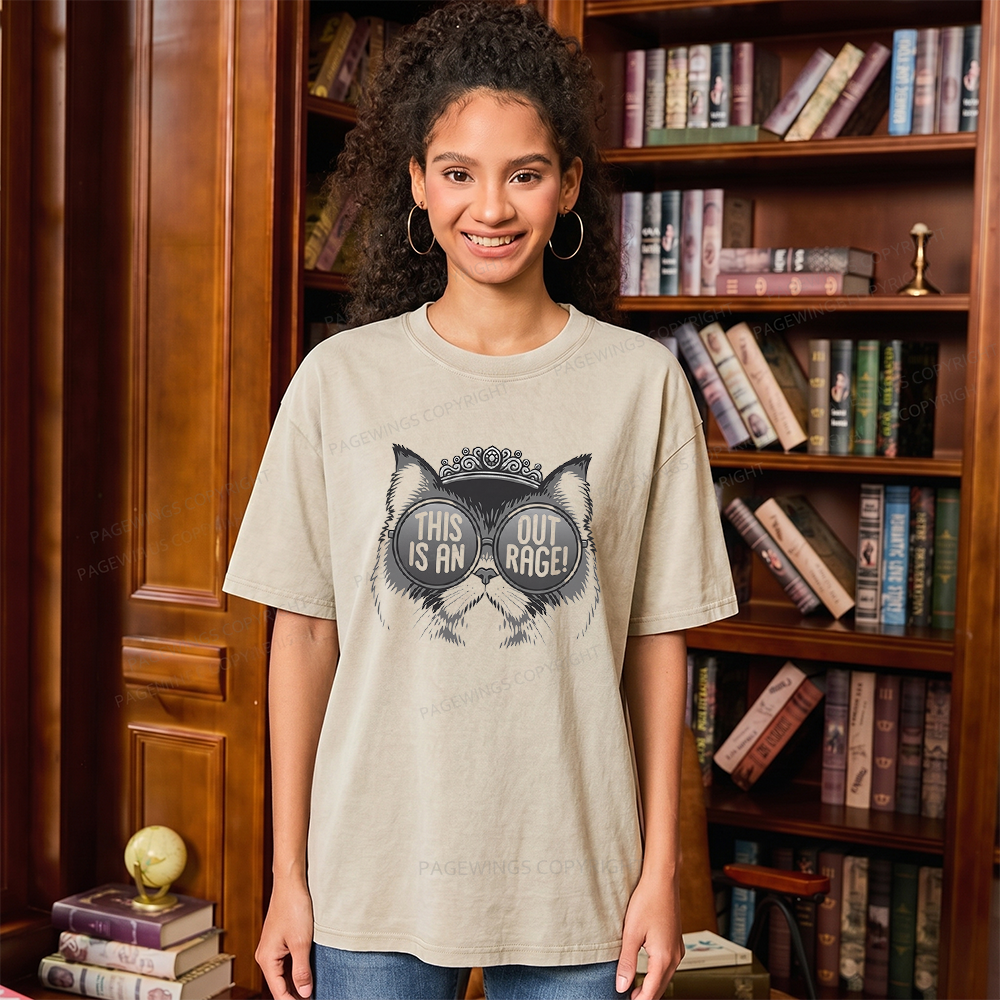 Pagewings Sci Fi Bookish Unisex Washed T-shirt