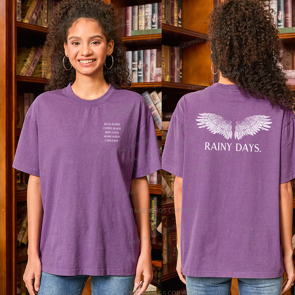 Pagewings Romance Literature Nerd Unisex Washed T-shirt