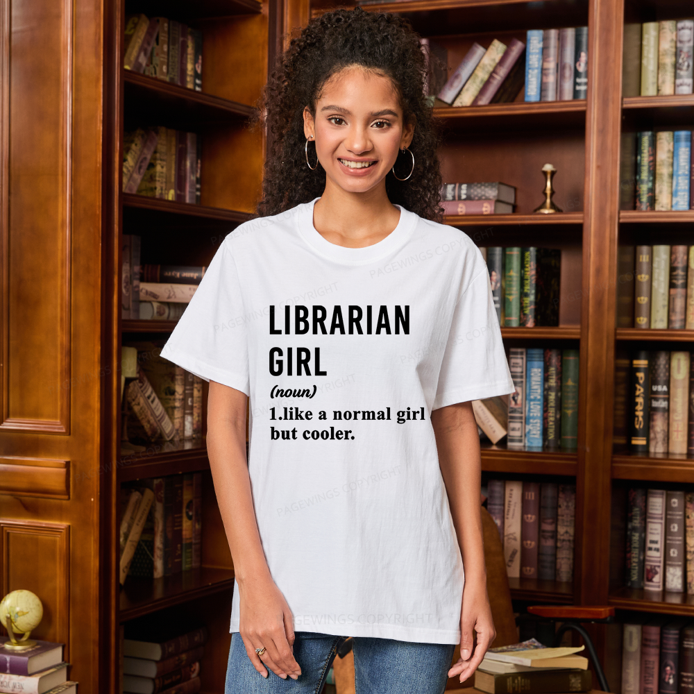 Pagewings Librarian Girl Unisex Classic T-shirt