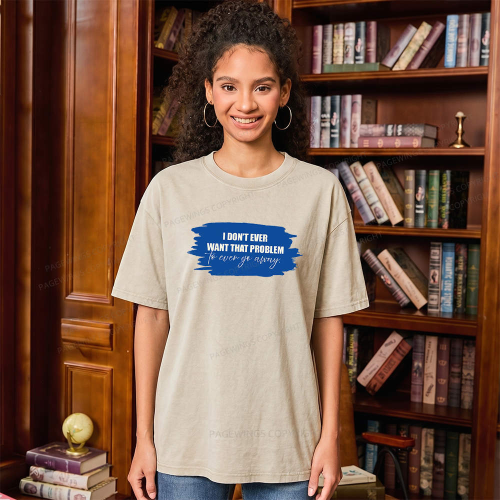 Pagewings Romance Lover Unisex Washed T-shirt