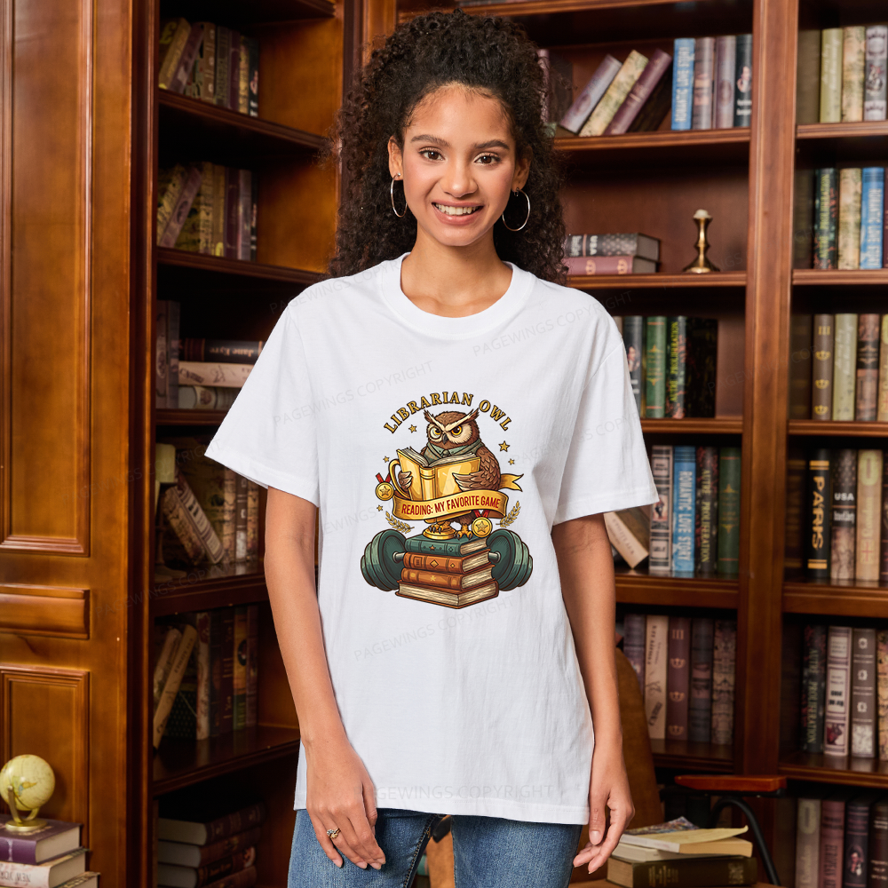 Pagewings Librarian Owl Unisex Classic T-shirt