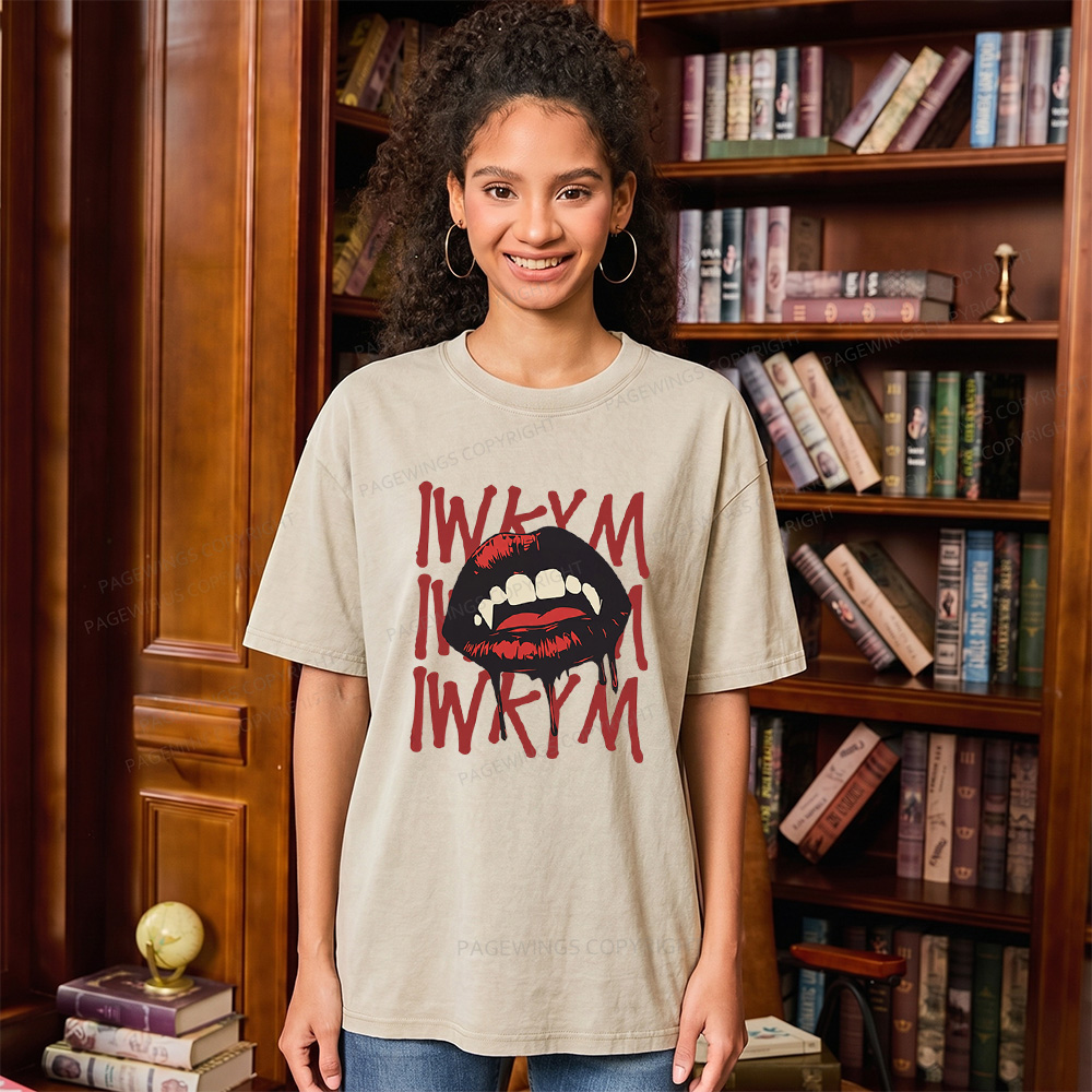 Pagewings Sci-Fi Novel Lover Unisex Washed T-shirt