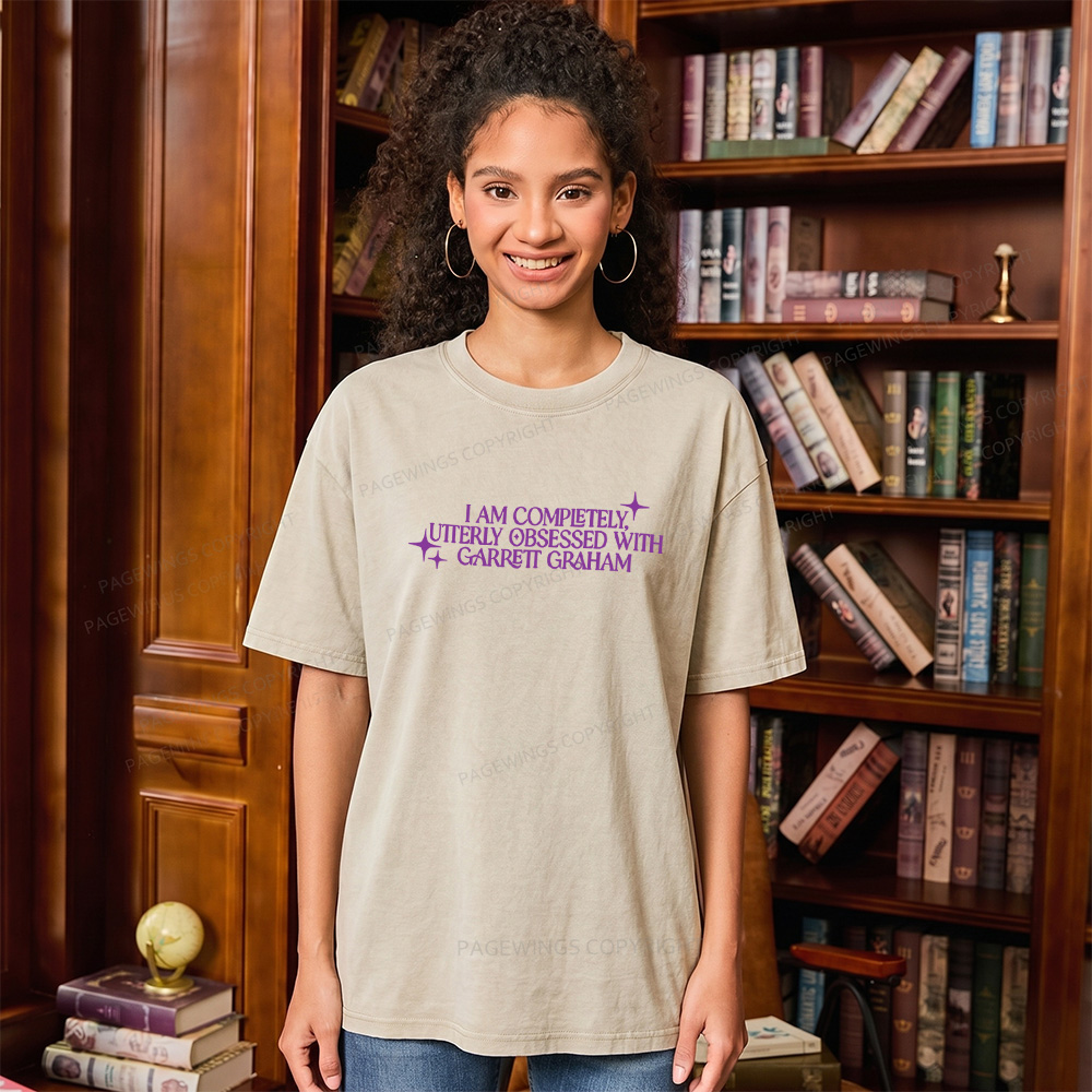 Pagewings Hockey Romace Unisex Washed T-shirt