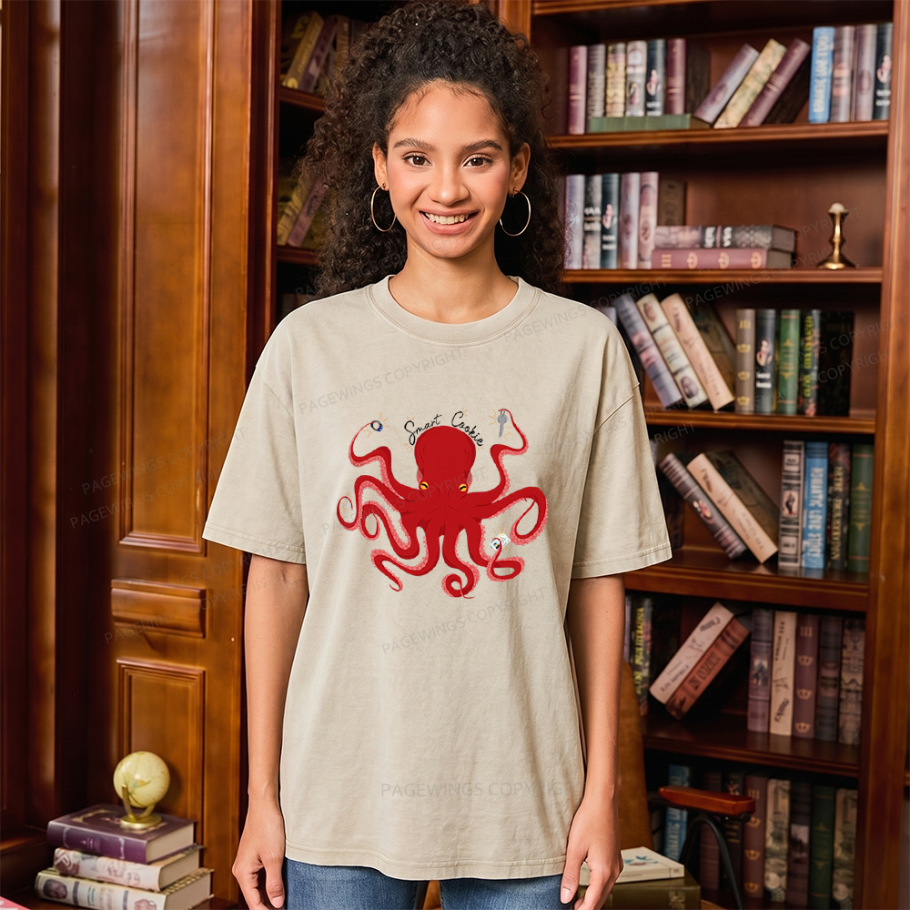 Pagewings Fantasy Book Lovers Unisex Washed T-shirt