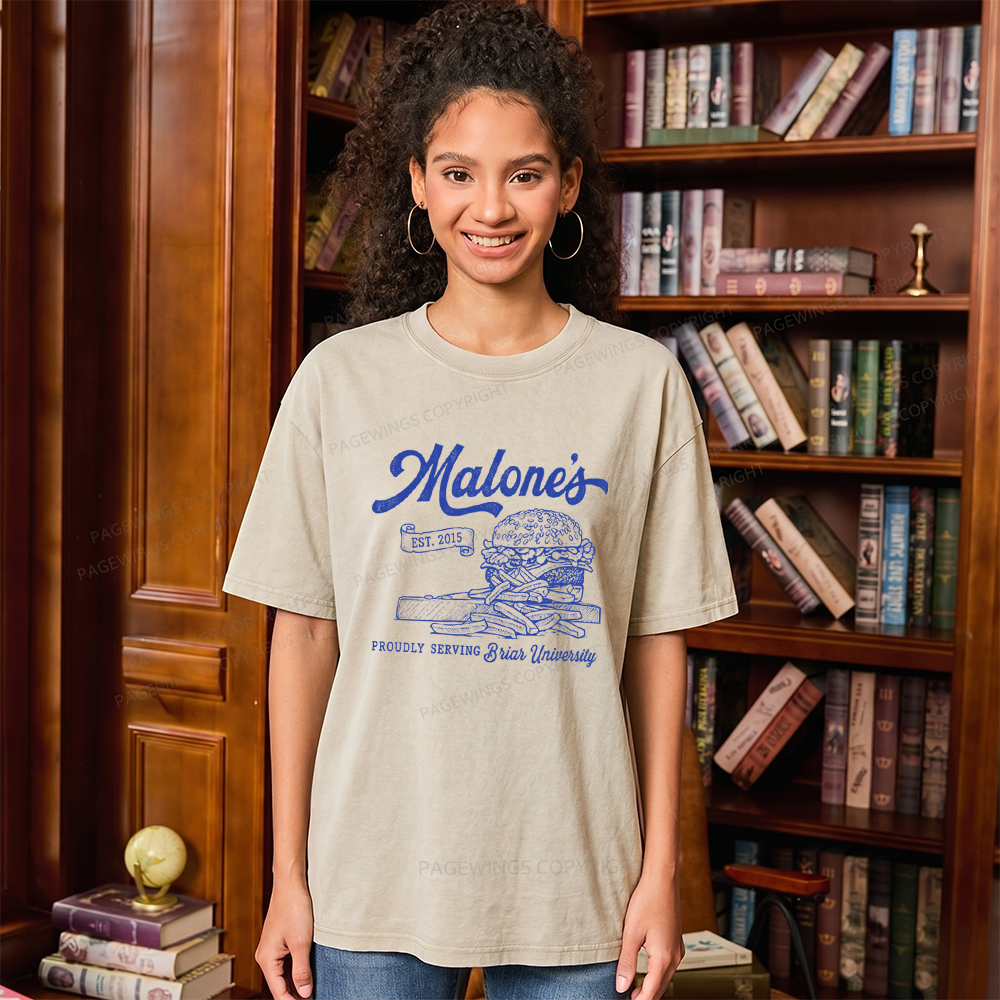 Pagewings Hockey Romance Unisex Washed T-shirt