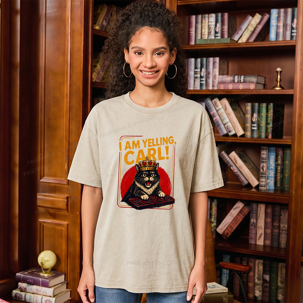 Pagewings Sci-Fi Novel Lover Unisex Washed T-shirt