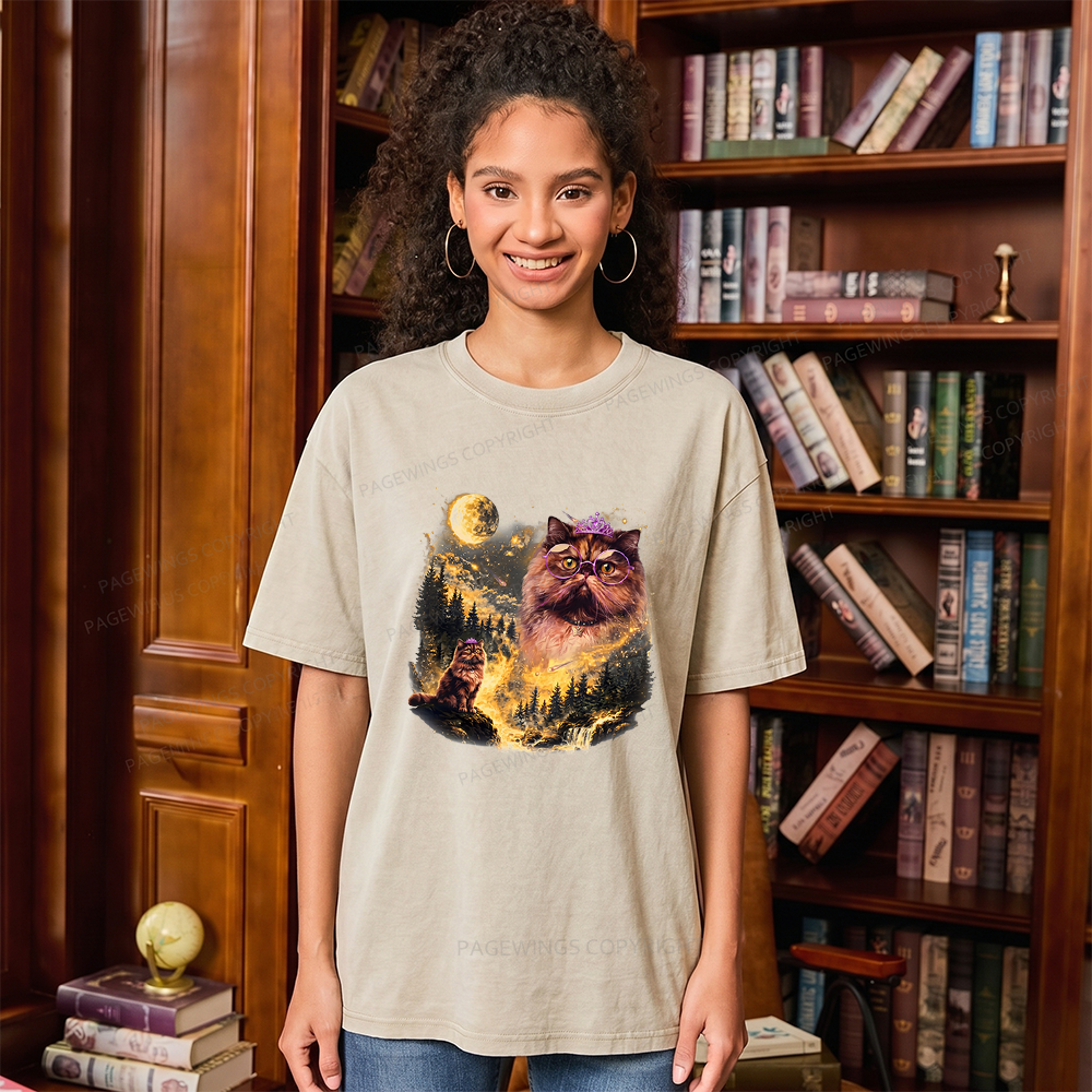 Pagewings Sci-Fi Novel Lover Unisex Washed T-shirt
