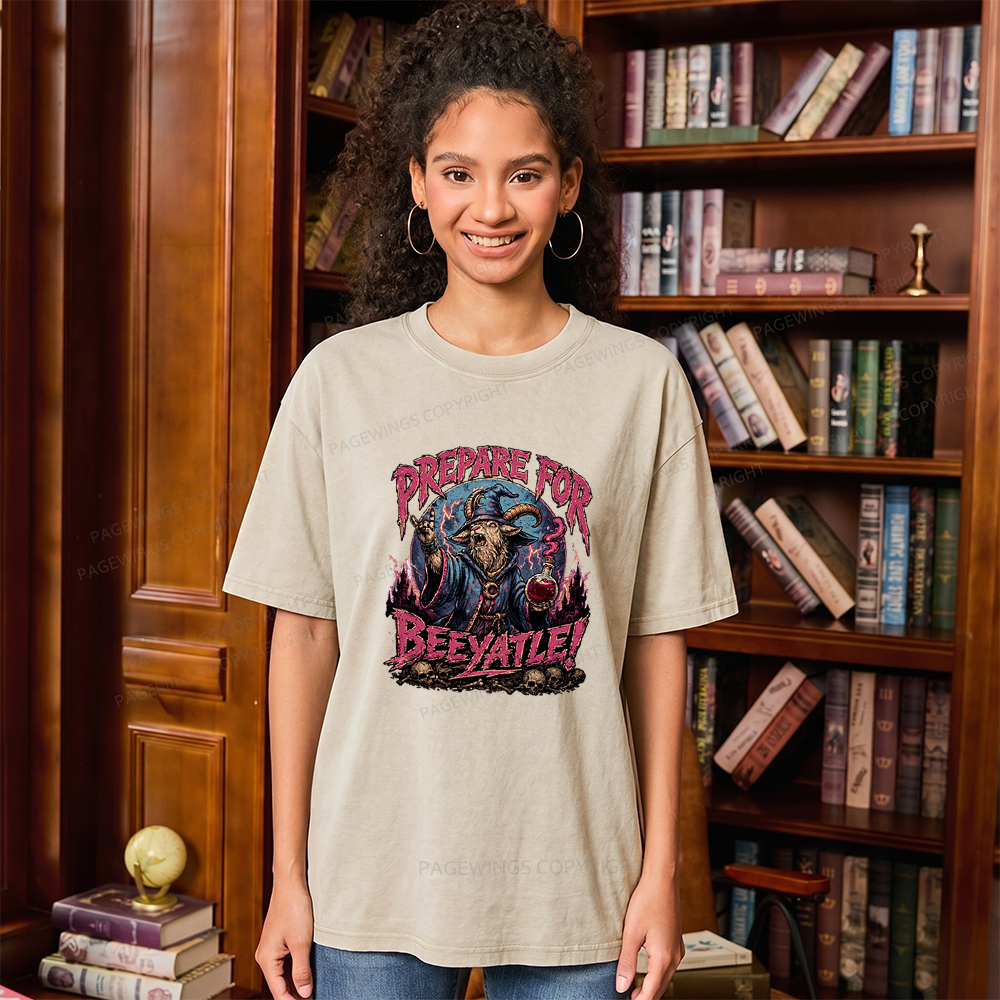 Pagewings Sci-Fi Novel Lover Unisex Washed T-shirt