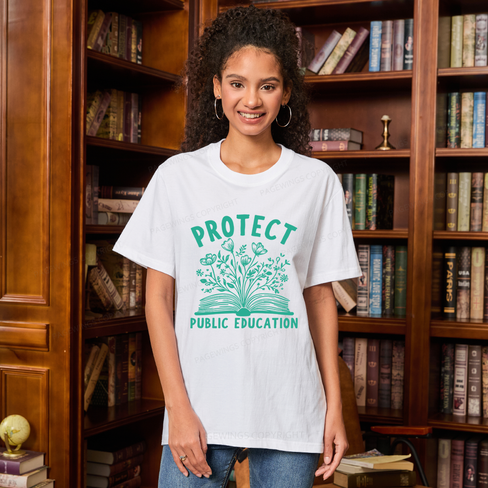 Pagewings Protect Public Schools Unisex Classic T-shirt