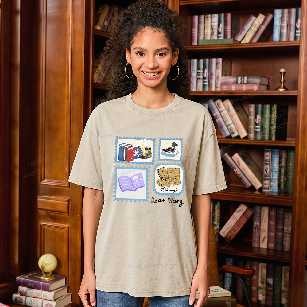 Pagewings Romance Lover Unisex Washed T-shirt