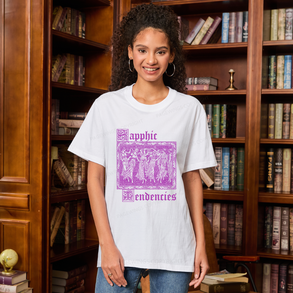 Pagewings Sapphic Tendencies Unisex Classic T-shirt