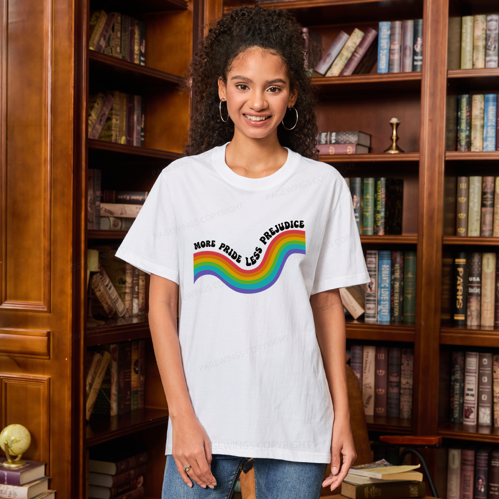 Pagewings More Pride Less Prejudice Unisex Classic T-shirt