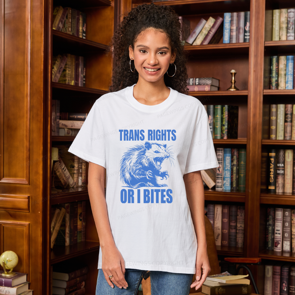 Pagewings Trans Rights Unisex Classic T-shirt