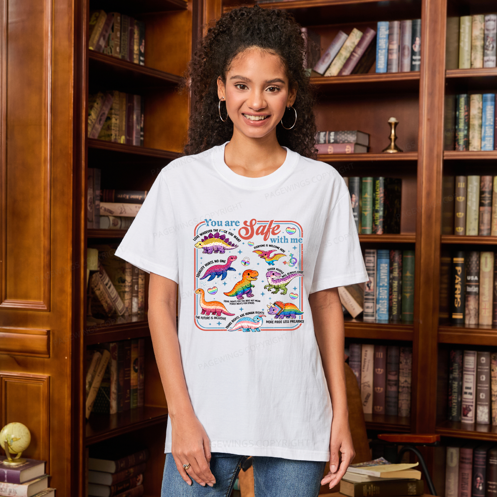Pagewings You Are Safe With Me Unisex Classic T-shirt