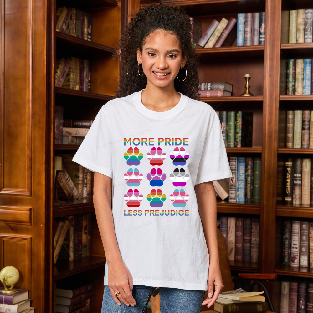 Pagewings More Pride Less Prejudice Unisex Classic T-shirt