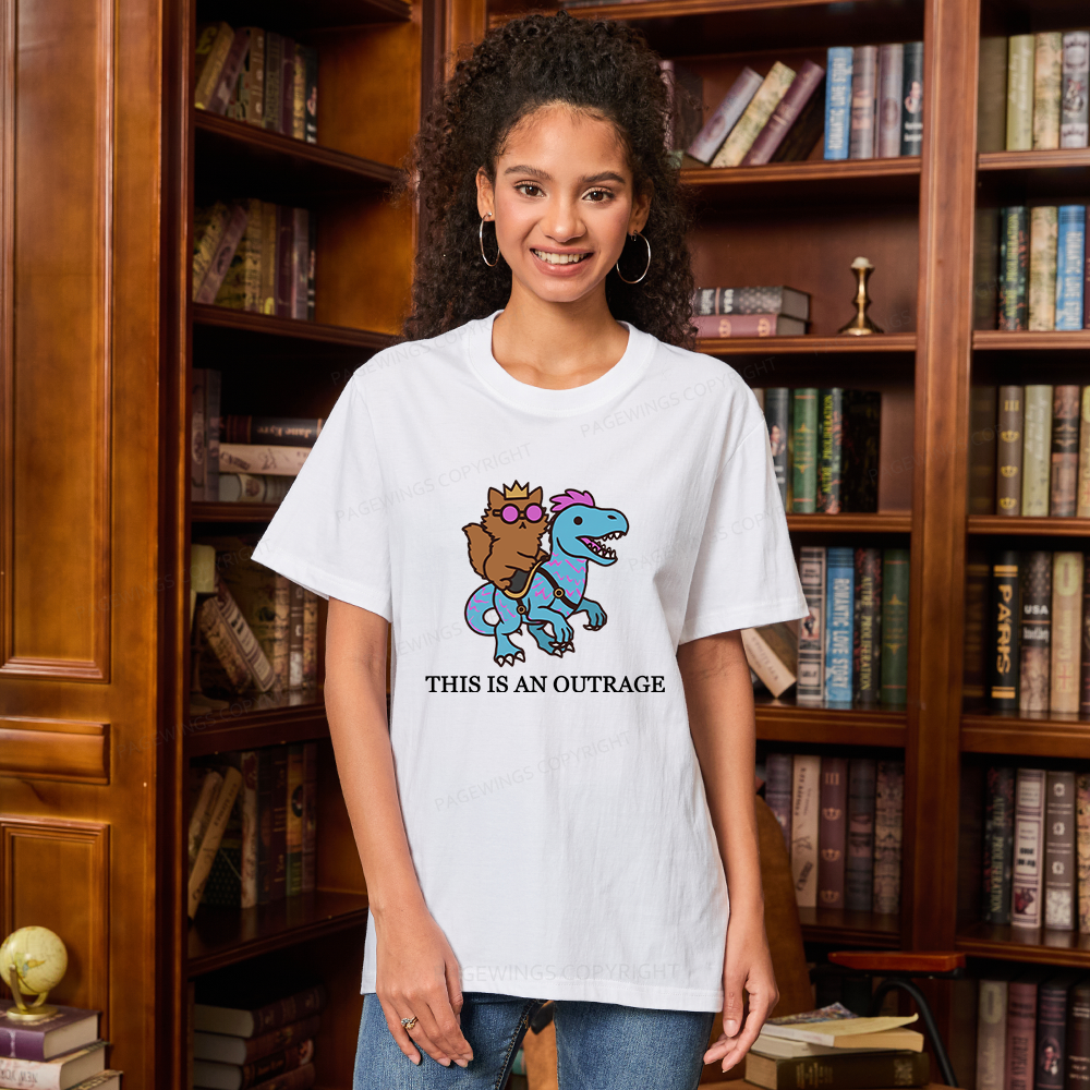 Pagewings This Is An Outrage Unisex Classic T-shirt
