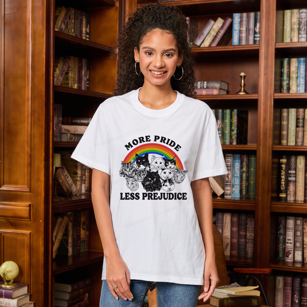 Pagewings More Pride Less Prejudice Unisex Classic T-shirt