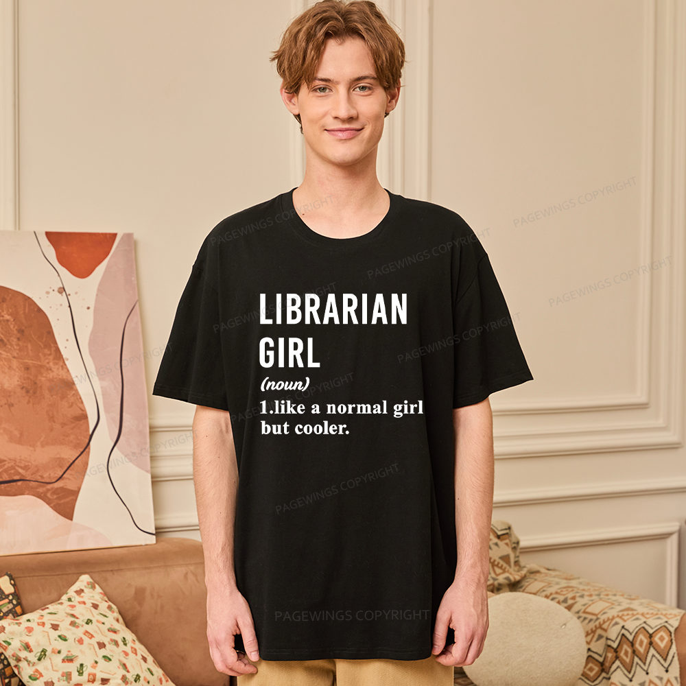 Pagewings Librarian Girl Unisex Classic T-shirt