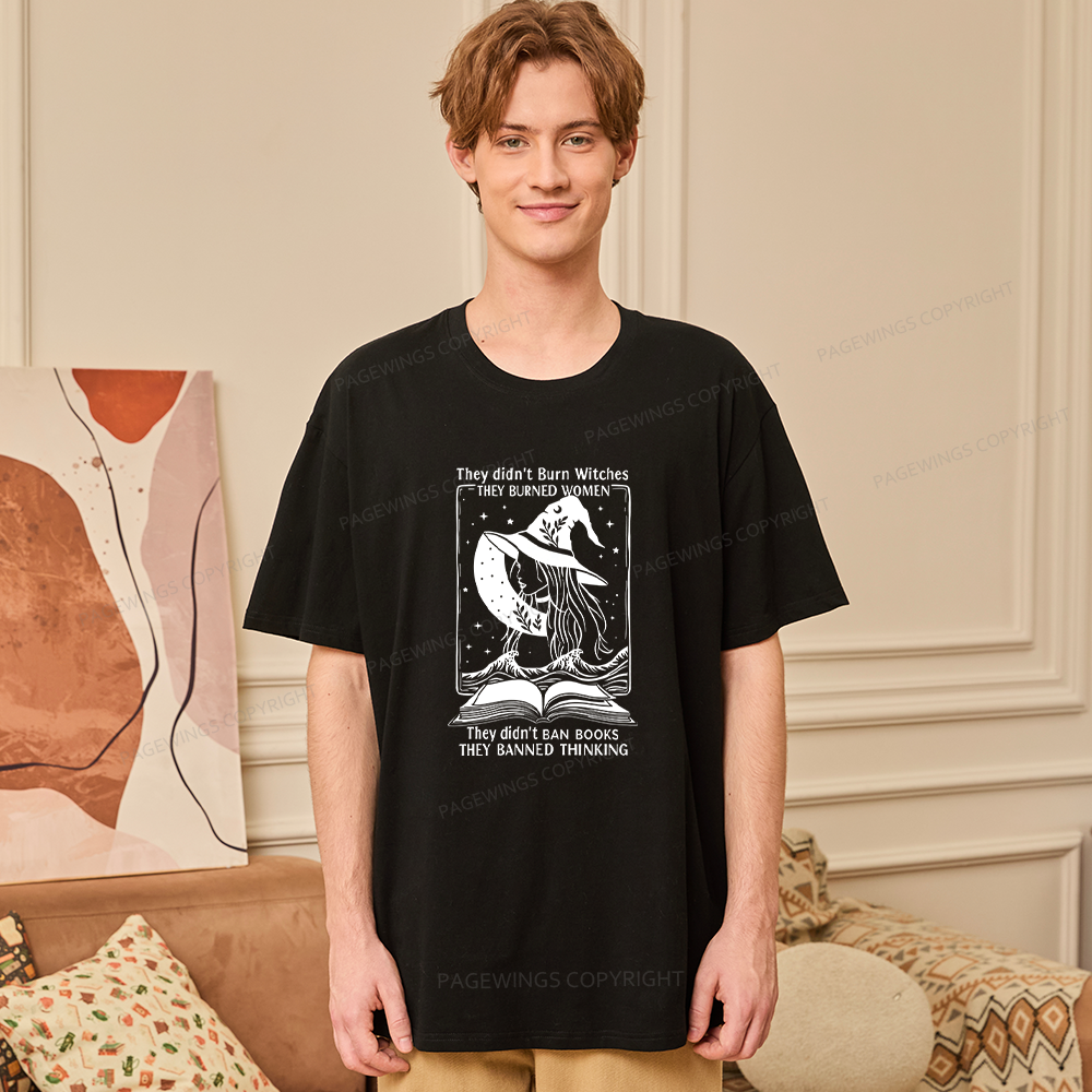 Pagewings They Banned Thinking Unisex Classic T-shirt