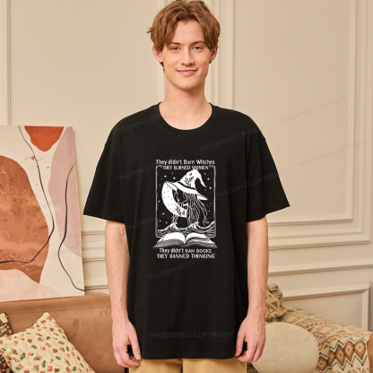Pagewings They Banned Thinking Unisex Classic T-shirt