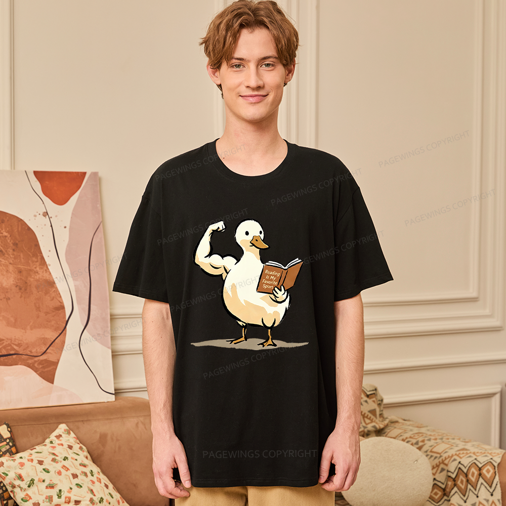 Pagewings Reading is My Favorite Sport Unisex Classic T-shirt
