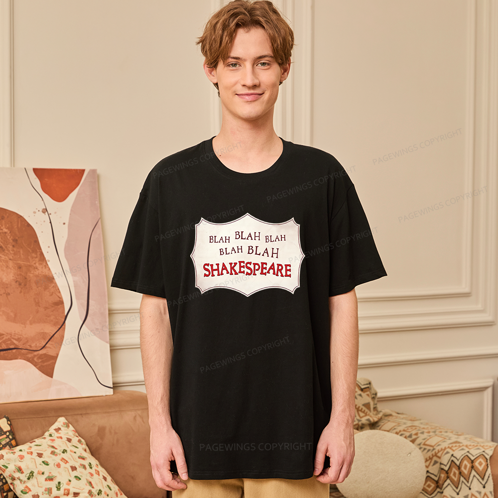 Pagewings Blah Blah Blah Shakespeare Unisex Classic T-shirt