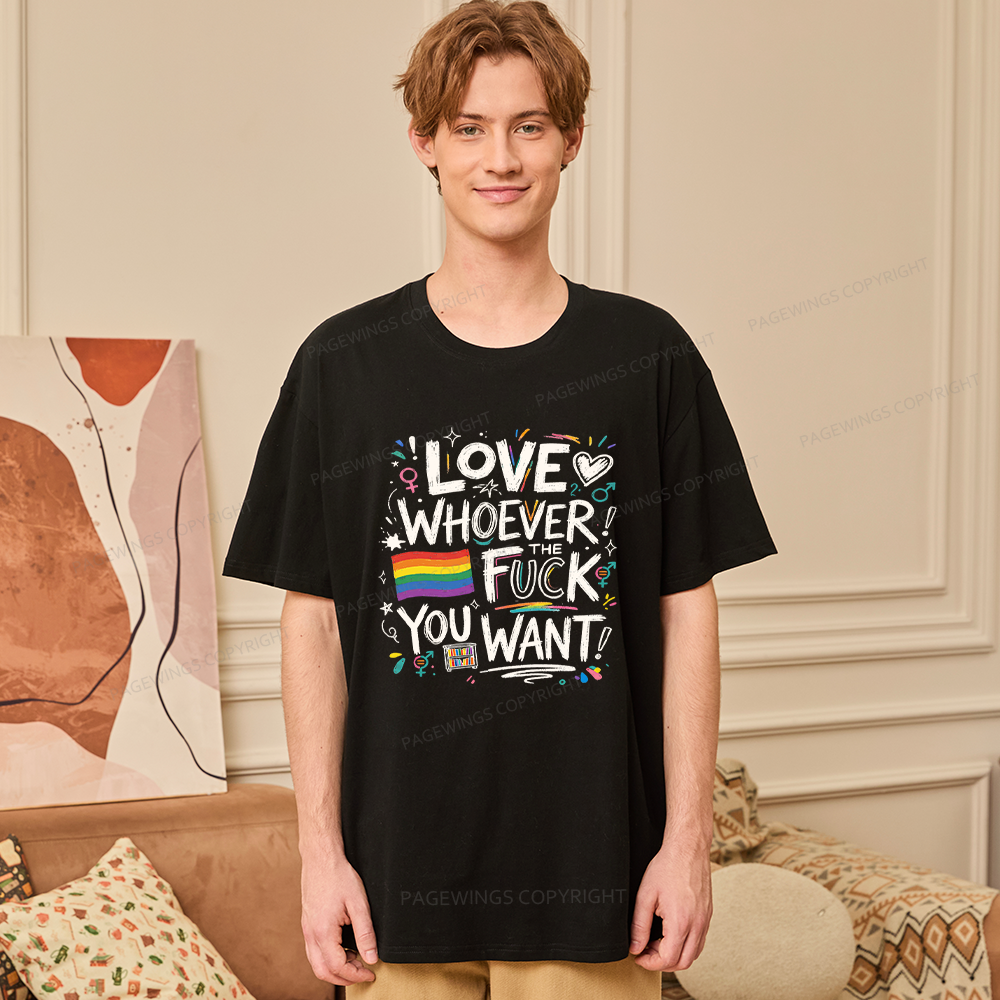 Pagewings Love Whoever You Want Unisex Classic T-shirt