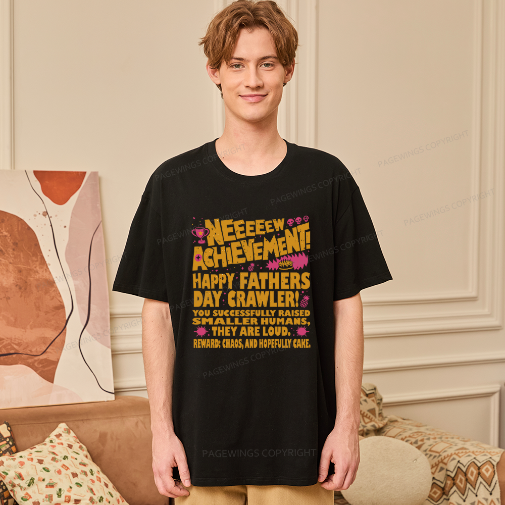 Pagewings Dad Achievement Unisex Classic T-shirt