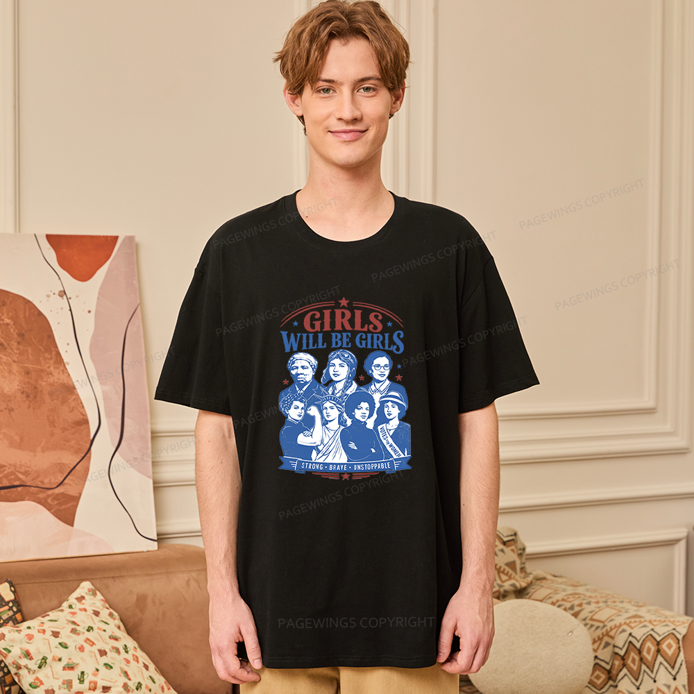 Pagewings Girls Will be Girls Unisex Classic T-shirt